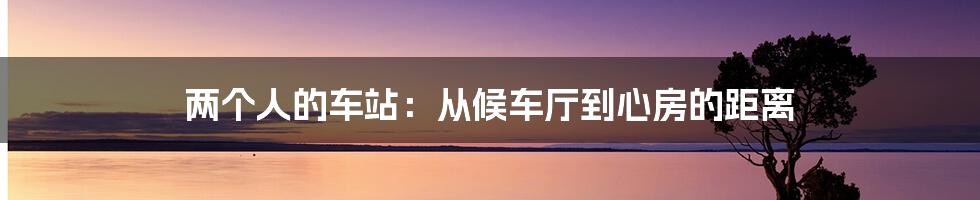 两个人的车站:从候车厅到心房的距离