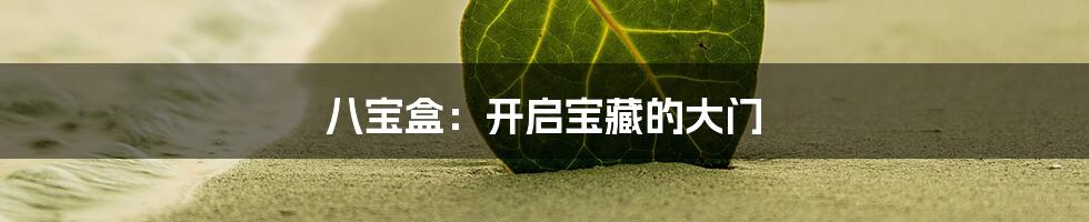 八宝盒:开启宝藏的大门