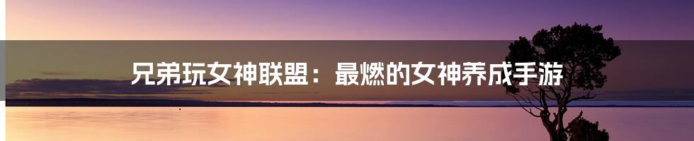 兄弟玩女神联盟:最燃的女神养成手游