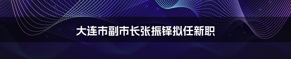 大连市副市长张振铎拟任新职