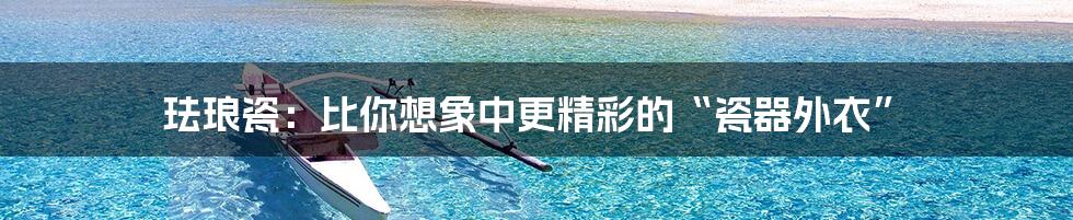 珐琅瓷：比你想象中更精彩的“瓷器外衣”