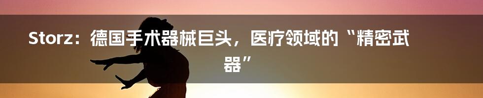 Storz:德国手术器械巨头,医疗领域的“精密武器”