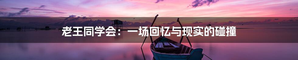 老王同学会:一场回忆与现实的碰撞