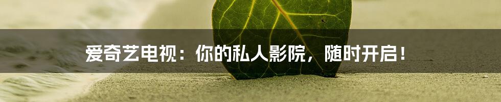 爱奇艺电视:你的私人影院,随时开启!