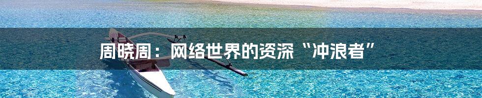 周晓周:网络世界的资深“冲浪者”