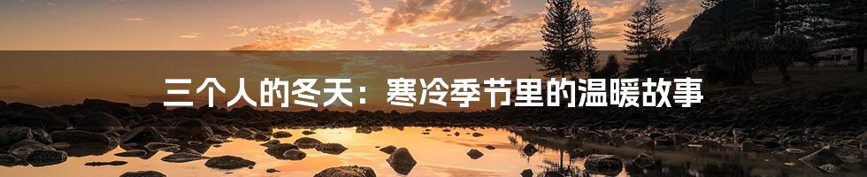 三个人的冬天：寒冷季节里的温暖故事