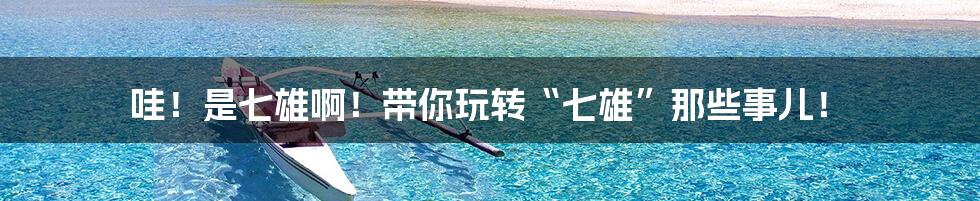 哇!是七雄啊!带你玩转“七雄”那些事儿!