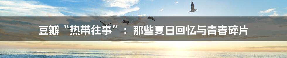 豆瓣“热带往事”：那些夏日回忆与青春碎片