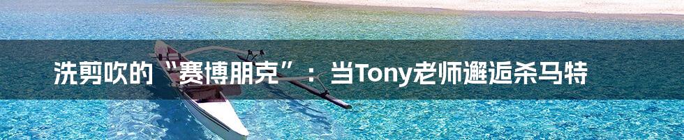 洗剪吹的“赛博朋克”：当Tony老师邂逅杀马特