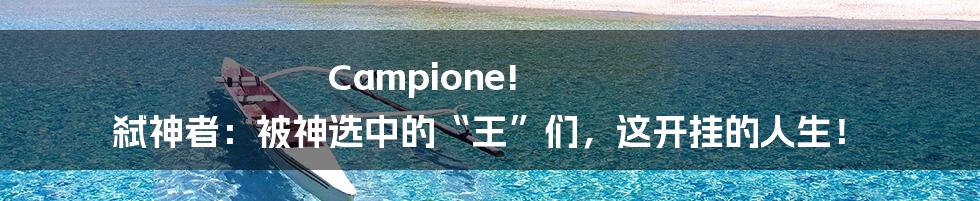 Campione! 弑神者：被神选中的“王”们，这开挂的人生！