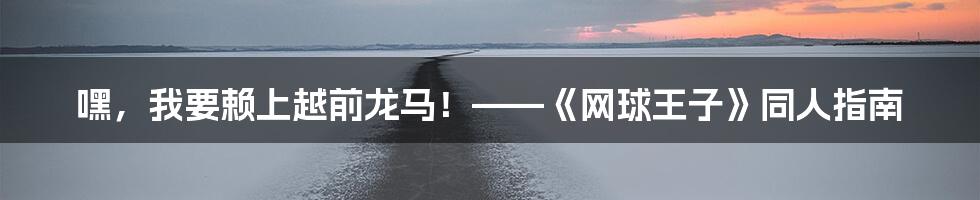 嘿,我要赖上越前龙马!——《网球王子》同人指南