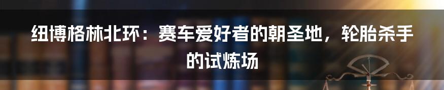 纽博格林北环:赛车爱好者的朝圣地,轮胎杀手的试炼场