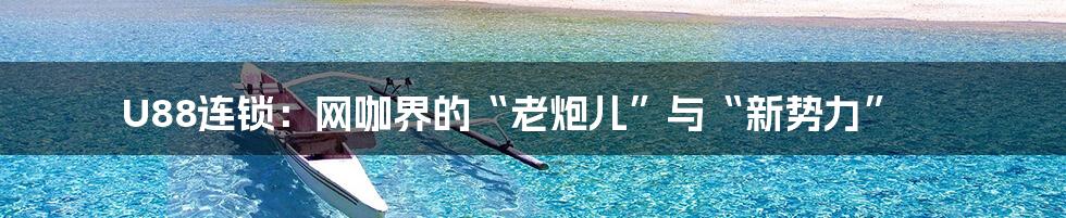 U88连锁：网咖界的“老炮儿”与“新势力”