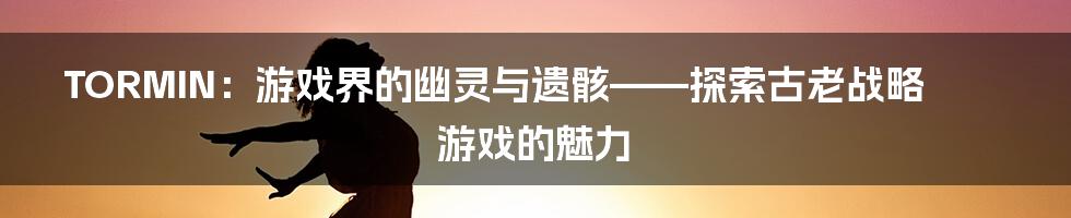 TORMIN:游戏界的幽灵与遗骸——探索古老战略游戏的魅力