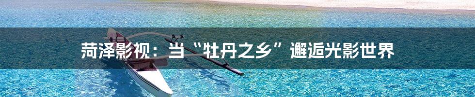 菏泽影视：当“牡丹之乡”邂逅光影世界