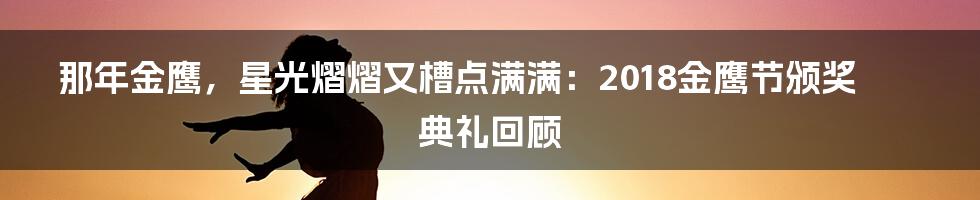 那年金鹰，星光熠熠又槽点满满：2018金鹰节颁奖典礼回顾