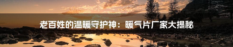老百姓的温暖守护神：暖气片厂家大揭秘