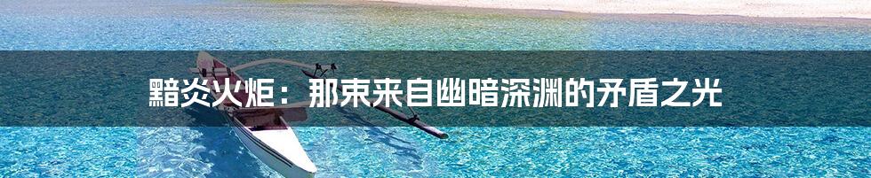 黯炎火炬:那束来自幽暗深渊的矛盾之光